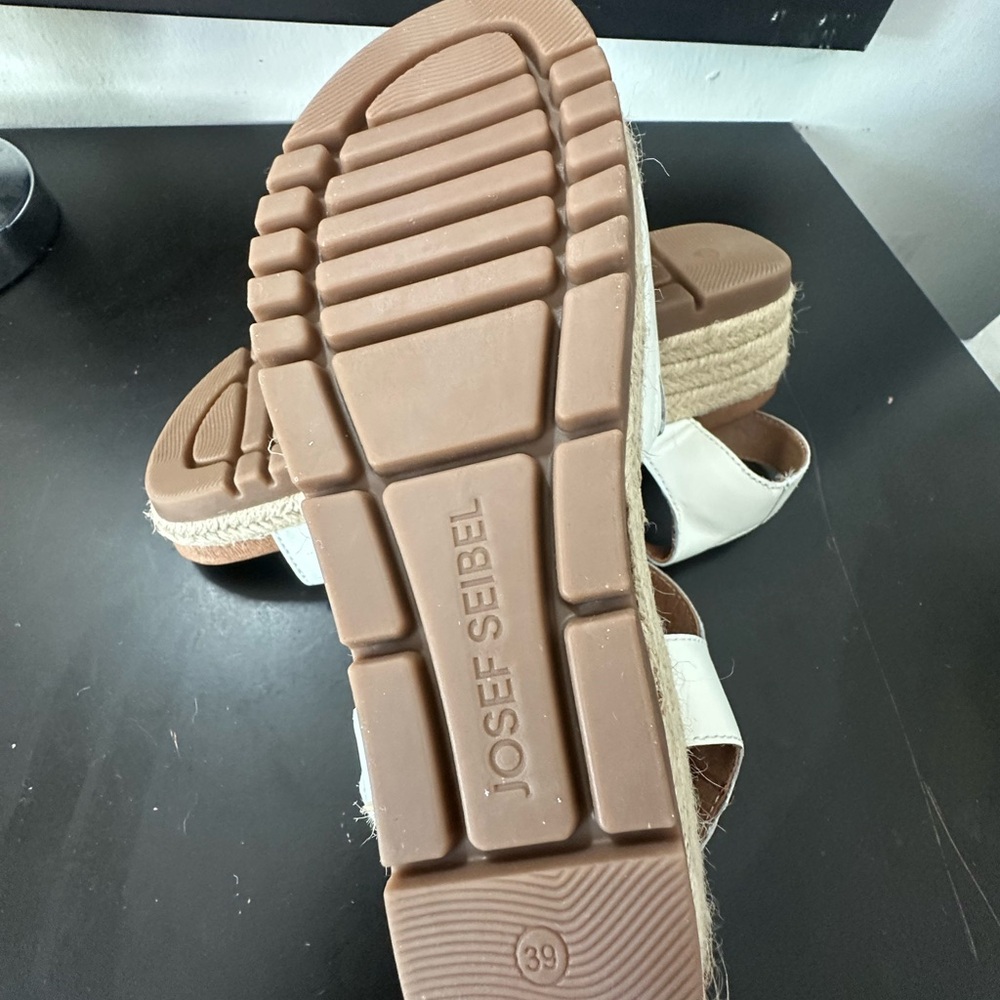 🆕Josef Seibel Miranda Espadrilles Wedges Leather Sandals - Picture 11 of 17